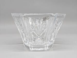 Vintage Gorham Crystal Hexagon Candy Nut Dish 24% Leaded Elegant Glassware